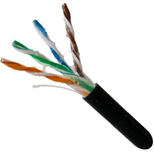 CABLE PARA RED NEXTSTAR CCAL CAT6 PARA EXTERIOR NEGRO 305MTS