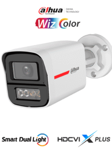 CAMARA DE VIGILANCIA DH-HACHFW1249XN-IL-A-PRO, ANALOGA TIPO BALA 2MP WIZCOLOR IR50M IP67 CON AUDIO