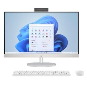 HP - All-in-one - AMD Ryzen 7 7730U / 4.8 GHz - DDR5 SDRAM - 1 TB HDD - 27" - Integrated graphics - Windows 11 Home - White