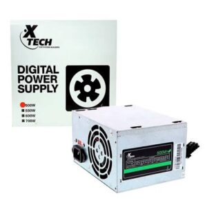 FUENTE DE PODER XTECH 500W 20+4 PINES (Un mes de Garantia)