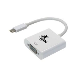 ADAPTADOR TIPO C A VGA, XTECH XTC-550, HD 1080P