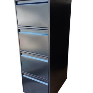ARCHIVO DE METAL 4 GAVETAS NEGRO
