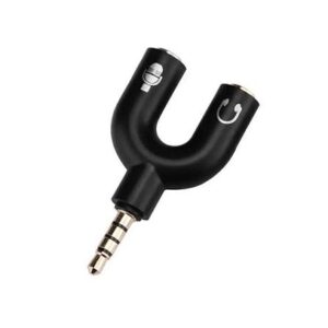 ADAPTADOR DE AUDIO + MICROFONO A UN 3.5 ETOUCH 375555