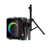 Klip Xtreme - Speaker system - Black - tripod with 2 mics