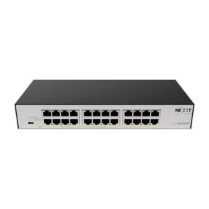 Nexxt Solutions Infrastructure - Switch PoE + - Gigabit Ethernet - 24 - 4 Gigabit SFP - Incluye accesorios rack