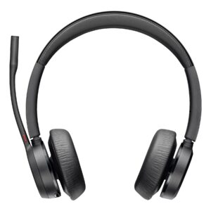 Poly Voyager 4320-M - Auricular - en oreja - Bluetooth - inalámbrico, cableado - USB-A a través de adaptador Bluetooth - negro - Certificado para Equipos de Microsoft, Certificado por Zoom