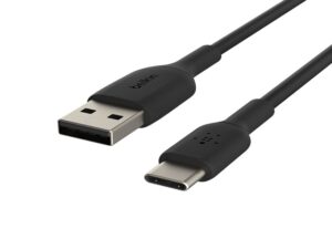 Belkin BOOST CHARGE - Cable USB - 24 pin USB-C (M) a USB (M) - 2 m - negro