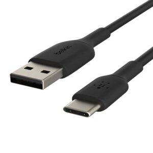 Belkin BOOST CHARGE - Cable USB - 24 pin USB-C (M) a USB (M) - 2 m - negro