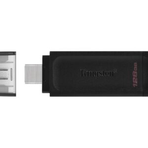 Kingston DataTraveler 70 - Unidad flash USB - 128 GB - USB-C 3.2 Gen 1