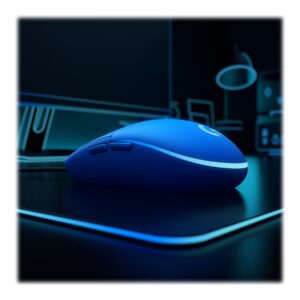 Logitech Gaming Mouse G203 LIGHTSYNC - Ratón - óptico - 6 botones - cableado - USB - azul