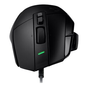 Logitech G502 X Wired Gaming Mouse - LIGHTFORCE hybrid optical-mechanical primary switches, HERO 25K gaming sensor, compatible with PC - macOS/Windows - Black - Ratón - óptico - cableado - USB - negro