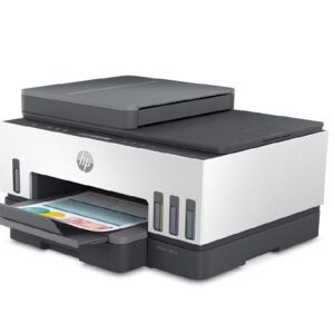 HP - Impresora Smart Tank 750 AIO / Escáner / Copiadora - Chorro de tinta - Wi-Fi / Bluetooth LE - Duplexador automático - USB 2.0 de Alta Velocidad - Kit de Tintas incluida