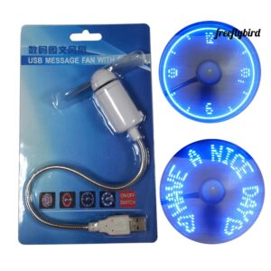 VENTILADOR CON RELOJ USB
