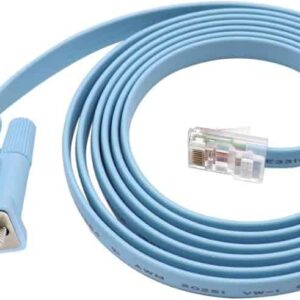CABLE DE ENRUTADOR DE ADMINISTRACION DE CONSOLA CISCO RJ45 a DB9 DE 6 PIES