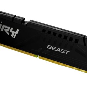 Kingston FURY Beast - DDR5 - módulo - 16 GB - DIMM de 288 contactos - 5600 MHz / PC5-44800 - CL40 - 1.25 V - sin búfer - on-die ECC - negro