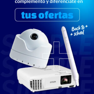 PROYECTOR EPSON X49 + TONI SIMPLE (Convierte pantalla inteligente)
