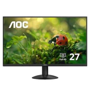MONITOR 27 AOC 27B30H FHD IPS 1920X1080 120HZ 1MS HDMI VGA PLANO NEGRO
