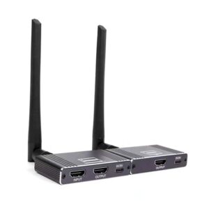 EXTENSOR HDMI INALÁMBRICO HASTA 200 METROS, MODELO EXT-HWL-180M, DE ALUMINIO