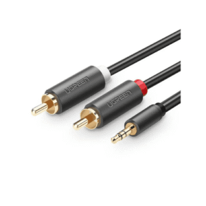 CABLE DE AUDIO 3.5 A RCA 1.5M AV102 UGREEN