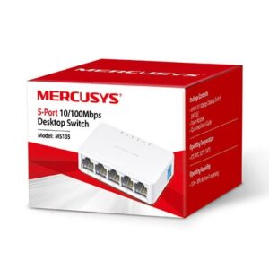 SWITCH DE RED 5 PUERTOS 10/100 MERCUSYS, MS105