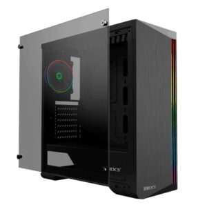 CASE O GABINETE TITAN X, ATX DIMENSIONES 458 X 206 X 456 mm, RGB GAMING (SIN FUENTE)
