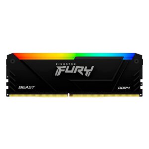 MEMORIA RAM PARA PC, KINGSTON FURY 16GB 3200MT/s DDR4 CL16 DIMM BEAST RGB KF432C16BB2A/16