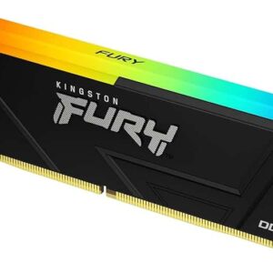 MEMORIA RAM PARA PC, KINGSTON FURY 8GB 3200MT/s DDR4 CL16 DIMM BEAST RGB KF432C16BB2A/8