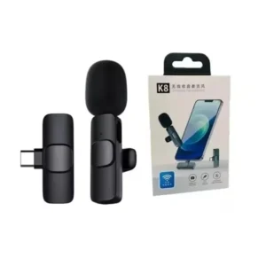 MICROFONO DE SOLAPA INALÁMBRICO OMNIDIRECCIONAL K8 13211, TIPO C