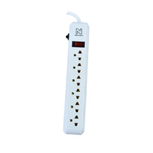 REGLETA CON PROTECTOR DE PICOS NENOTECH 125V/15A/6 SALIDAS, PS602