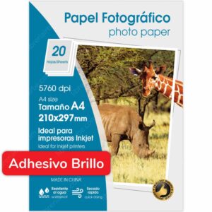 PAPEL CALCOMANIA GLOSSY 135GR A4 , MERLETTO (20 HOJAS)