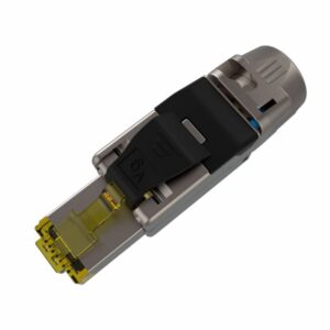 Conector De Enchufe Blindado Modular, Cat6A, RJ45
