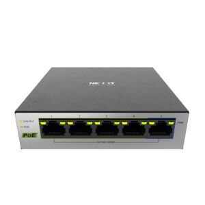 Switch DE ESCRITORIO NEXXT VERTEX501P NSW-V501P 5 PUERTOS POE+ GIGABIT 60W
