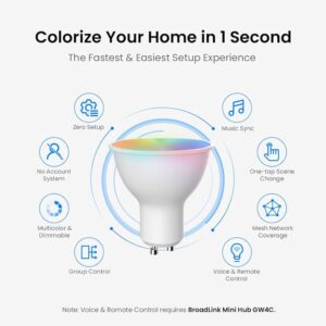 BOMBILLA INTELIGENTE LED NEXXT Wi-Fi De 400 LÚMENES, MR16, 4W,