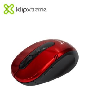 MOUSE KLIPX KMW-330RD 6 BOT INALAM ROJO
