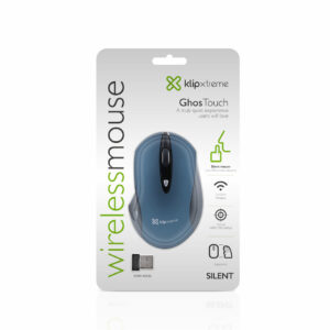 MOUSE INALAMBRICO KLIP KMW-4008BL SILVER NANO DNGL