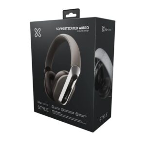 AUDIFONOS INALAMBRICOS BT KWH-750GR, 40Hrs KLIP, GRIS