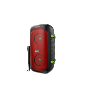 BOCINA PORTABLE KLIP KLS-100, BLUETOOTH, 2X4IN, 1200W, 8Hrs, MICROFONO