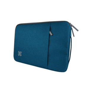 FUNDA PARA NOTEBOOK KLIP KNS418BL CON DOBLE COMPARTIMIENTO, AZUL