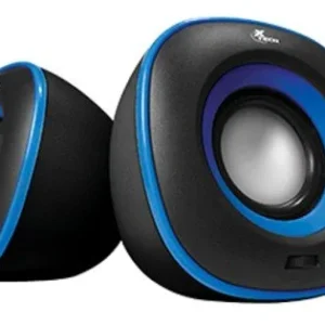 BOCINA XTECH 2.0, XTS-115BL, USB, 6W, 3.5MM AZUL