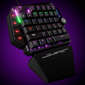 TECLADO GAMING PRIMUS PKS-040E USB, UNA MANO, 39 TECLAS, BALLISTA 41T SWITCH ROJO