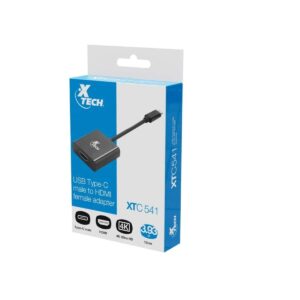 ADAPTADOR USB-C A HDMI XTECH XTC-541 4K 10CM