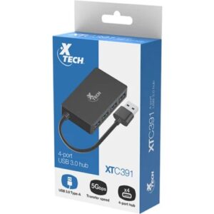 HUB XTECH UNIVERSALl 4-port USB 3.0 XTC-391