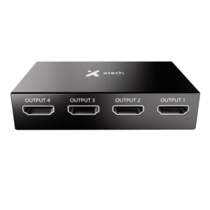 SPLITTER HDMI 1 ENTRADA Y 4 SALIDAS XTECH XHA-420