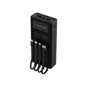 POWER BANK SOLAR, XTECH XPB200 20000mAh, CON CABLES