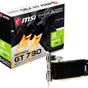 TARJETA DE VIDEO MARCA MSI, MODELO GEFORCE GT710, 2GB, DDR3, PCI EXPRESS 2.0 HDMI+DL- DVI-D