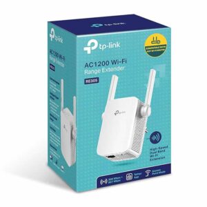 REPETIDOR O EXTENSOR WIFI, TPLINK RE305 AC1200 DOBLE BANDA 867/300Mbps, DOS ANTENAS