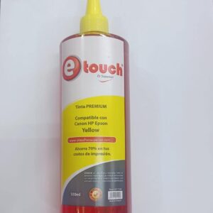 TINTA UNIVERSAL MEDIO LITRO PARA EPSON/CANON/HP/LEXMARK AMARILLO