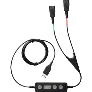 Jabra LINK 265 - Adaptador para auriculares - USB macho a Desconexión rápida