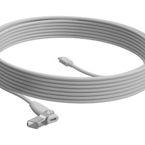 Logitech Rally Mic Pod Extension Cable - Cable alargador de micrófono - 10 m - plenum - para Rally Mic Pod; Rally Bar, Bar Mini, Plus; Room Solution Large