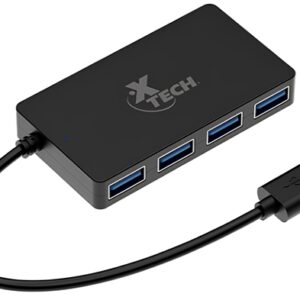 Xtech - Hub - 4 puertos - USB 3.0 XTC-391